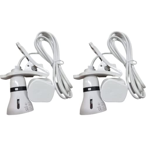 Image of Desk Lamp 2M Nail Desk Lamp with Switch - Bedroom Lamp for Lighting at Home & Shop LED Lights for Bedroom Floor Lamp, Bayonet Light Bulb Holder & Also Reading Light with Clip on Lamp.(POF2)