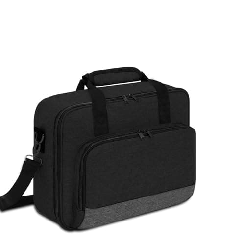 Image of Hosoncovy Projector Carrying Case with Accessories Pockets Projector Travel Storage Bag Projector Organizer Carrier for Epson/BenQ/ViewSonic and Other Brand Projector
