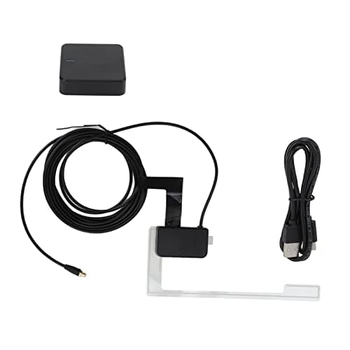 Image of Universal Car Digital DAB Box Radio Receiver, Wireless DAB Radio Adapter with Type C Port for Android 5.1+ Car Navigation Systems, Compact Digital Radio Box with MCX