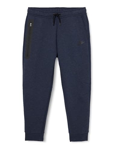 Image of NIKE FD3288-473 B NSW TECH FLC PANT Pants Boy's OBSIDIANHEATHER/BLACK/BLACK Size S+