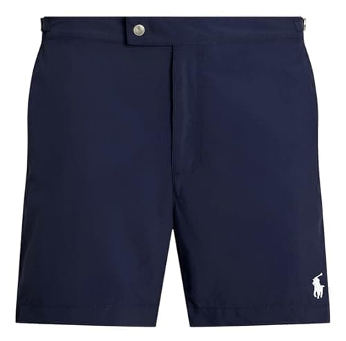 Image of POLO RALPH LAUREN Men's 14.5cm Monaco Swimming Shorts (UK, Numeric, 36, Regular, Regular, Navy)