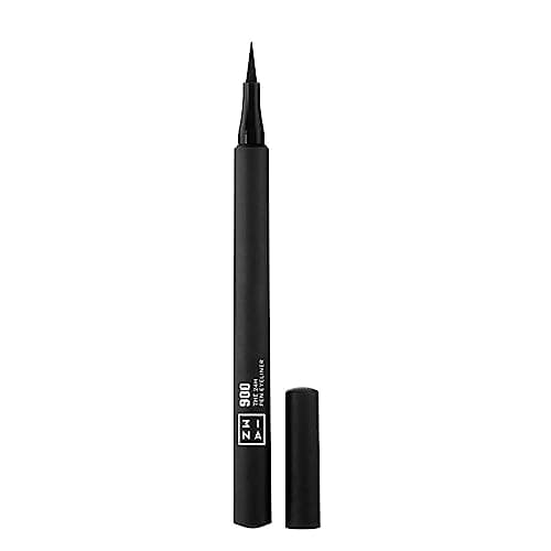 Image of 3INA MAKEUP - The 24H Pen Eyeliner 900 - Black Eyeliner 24h Longwear Smudge-Proof for Sensitive Eyes - Precise Felt Tip Liner