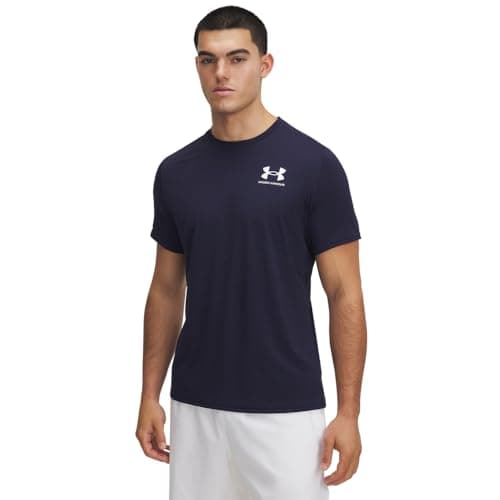 Image of Under Armour UA HeatGear Fitted SS Midnight Navy