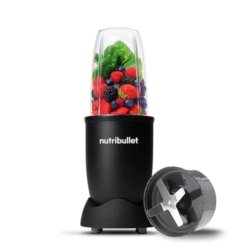 Image of nutribullet blender 600 Series Starter Kit in Black - 4 Piece Set - Nutrient Extractor High Speed Blender - 600W - Quick & Powerful - Kickstart Your Morning - Great for Smoothies