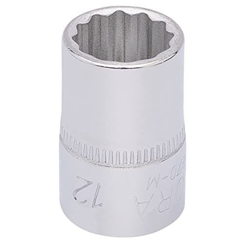 Image of Draper 25888 Elora Bi-Hexagon Socket, 3/8" Square Drive, 12mm