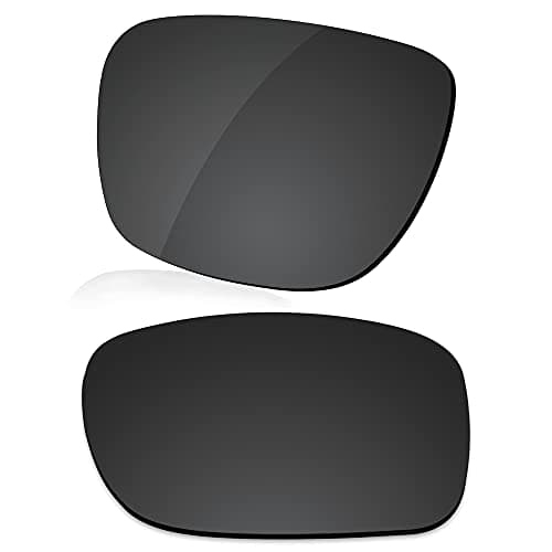 Image of LenzReborn Polarized Lens Replacement Compatible with Ray-Ban RB4165-54 Justin Sunglass - Dark Black - Polarized