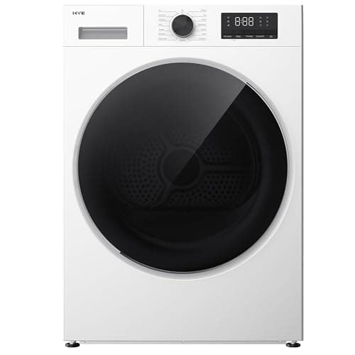 Image of Tumble Dryer - Heat Pump Tumble Dryer, 8kg Drum Capacity, Freestanding & Compact Design, A+ Energy Rating, 30 Minute Dry & Special Fabric Settings, White - D01HPD08W07