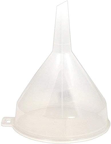Image of Whitefurze 2 x 14cm Clear Plastic Funnel