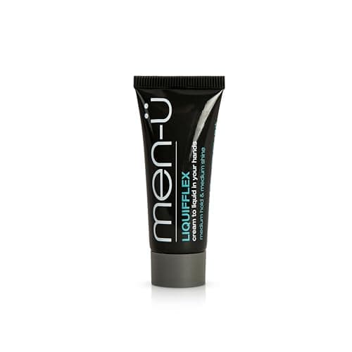 Image of men-u LIQUIFFLEX mens hair products 15ml BUDDY TUBE, Mens hair cream w/medium hold & natural shine. Hair products men, ideal for extra body and volume - 15ml mini tube