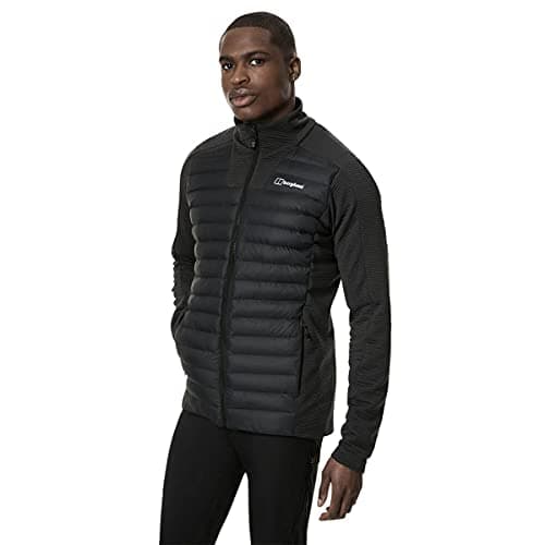 Image of Berghaus Men's Hottar Hybrid Synthetic Insulated Jacket | Extra Warm | Lightweight Design, Black, XS