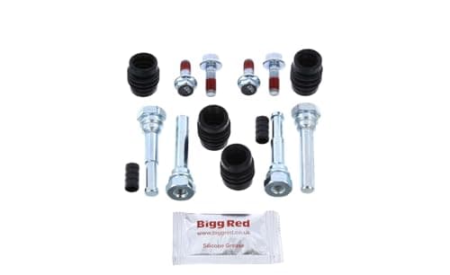 Image of Bigg Red - Brake Caliper Slider Bolt Kit - Rear Left & Right - Compatible with Vauxhall,