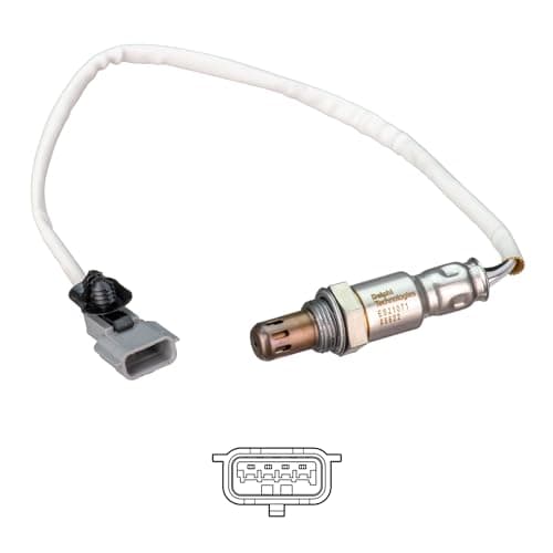 Image of DELPHI Oxygen O2 Sensor Planar Probe Heated for Renault Megane III Grandtour (KZ0/1) 471 mm ES21071-12B1