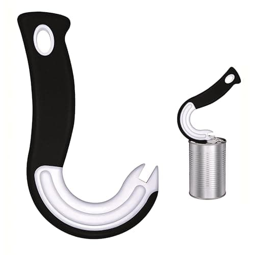 Image of 1PC Ring Pull Can Opener Aid Strong and Durable Safe and Non Toxic Can Openers for Arthritic Hands Easy to Use Comfortable and Non Slip Ring Pull Opener for Weak Hands Tin Openers That Work