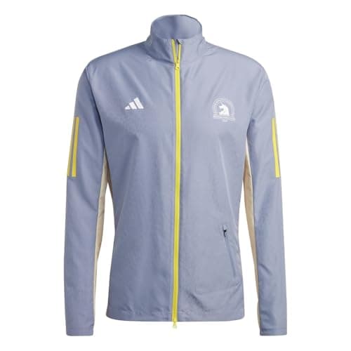 Image of adidas Mens Boston Marathon 2023 Celebration Jacket Adults Purple L