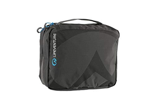 Image of Lifeventure Wash Bag for Men & Women Water Resistant Travel Hanging Wash Bag with Mirror and Wet/Dry Separation Pockets