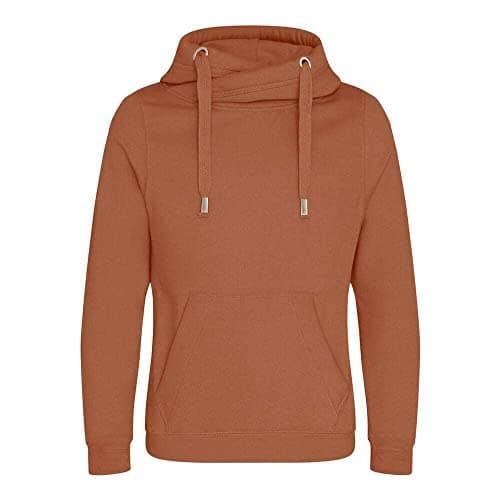 Image of AWDis Just Hoods JH021 Unisex Cross Neck Hoodie - Ginger Biscuit - L