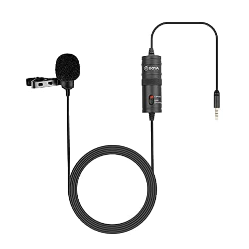 Image of BOYA by M1 Lavalier Microphone for Smartphones Canon Nikon DSLR Cameras Camcorders Audio Recorder PC