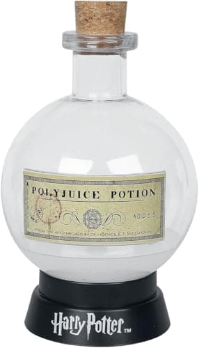 Image of Fizz Creations Harry Potter Potion Lamp Multicolour. Polyjuice Potion Lamp. LED Illuminated Colour Changing. Mood Lamp, Night Light. Harry Potter Halloween Decorations. Harry Potter Gifts.
