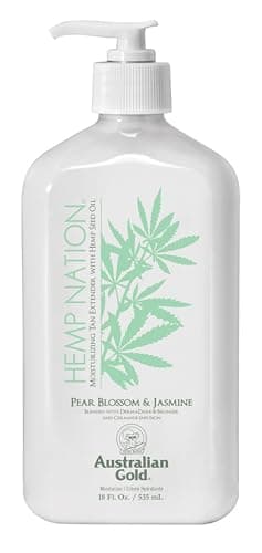 Image of Australian Gold Hemp Nation Pear Blossom and Jasmine Tan Extender Lotion 535ml