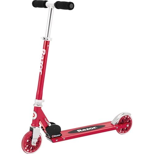 Image of Razor Authentic A125 Anodized Kick Scooter, Red