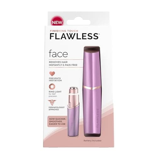 Image of Flawless Finishing Touch Women's Painless Hair Remover, Newest Model (Lavender)