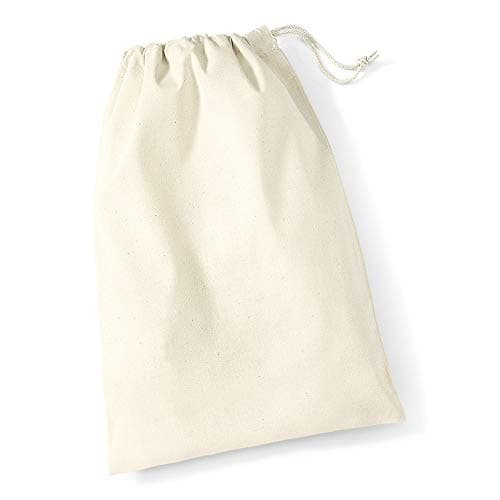 Image of Westford Mill W115 Cotton Stuff Bag - Natural - M