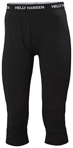 Image of Helly Hansen Men's Lifa Merino Midweight 3/4 Pant, Black, L