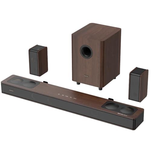 Image of Flagship 5.3.4 Soundbar with Dolby Atmos, 800W Sound Bar for TV with Subwoofer, 2 Wireless Rear Speakers, BassCoupling Tech for 28Hz Depth, Home Theater Surround Sound System Works eARC, BT 5.4