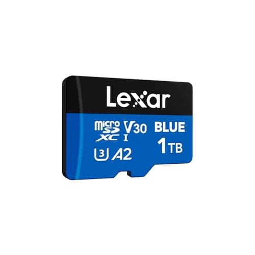Image of Lexar Blue Micro SD Card 1TB, up to 160MB/s Read, microSDXC UHS-I Card, Class 10, U3, V30, A2, Full-HD & 4K Video, High-Speed Memory Card for Smartphones/Tablets/Action Cameras