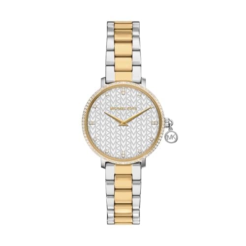 Image of Michael Kors Pyper Women's 32MM Silver-Tone Stainless Steel Watch, MK7574