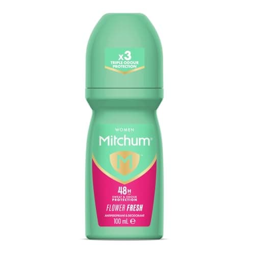 Image of Mitchum Women 48HR Protection Roll-On Deodorant & Anti-Perspirant, Flower Fresh, 100 ml