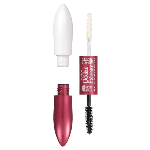 Image of L'Oreal Paris Double Extend Beauty Tubes Mascara, Black, 0.33 Ounces