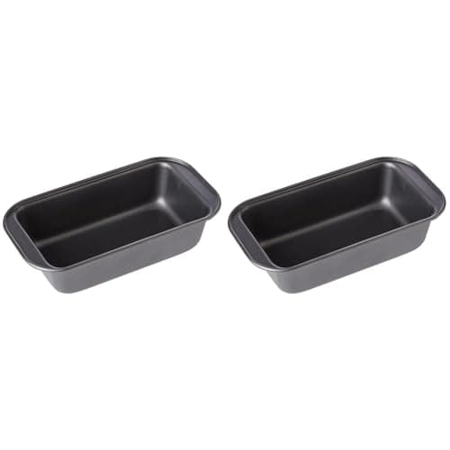 Image of I-Bake Premium 1lb Non-Stick Loaf Pan - Easy Release, Small Loaf Pan, Durable Bakeware for Perfect Baking Results - Ideal for Cakes, Breads, and More (Pack of 2)