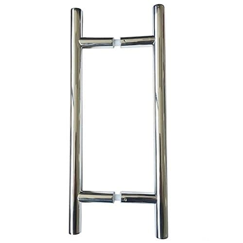 Image of Jedo GUARDSMAN Grade 304 Stainless Steel T Bar Door Pull Handle 25mm x 1000mm (Back to Back) Satin Stainless Steel