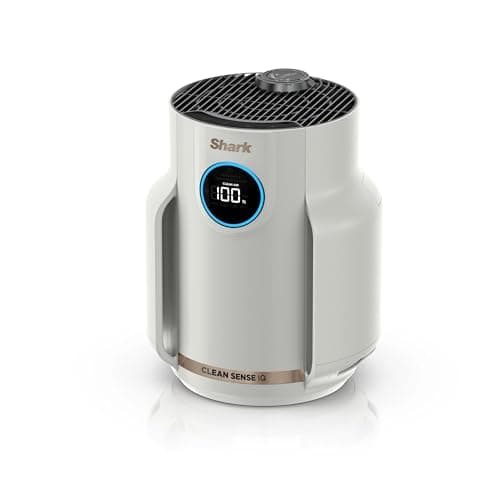 Image of Shark NeverChange5 Air Purifier for Home, Bedroom, Office, Room Coverage 23sqm, 5-Year HEPA Filter Traps 99.97% of Allergens including Dust, Pollen, Pet Dander, Quiet, LED Display, Dove HP072UK