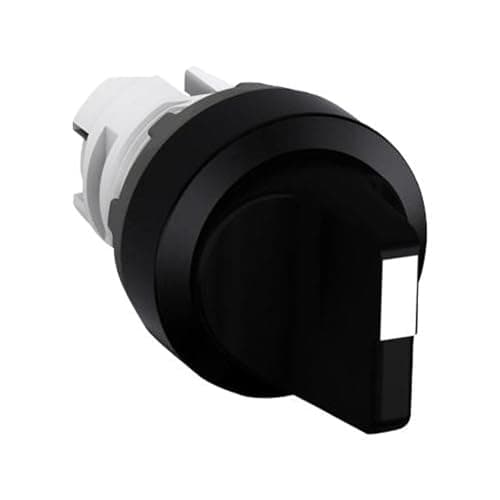 Image of ABB M3SS2-10B Selector Switch Operator, 22 mm, Momentary, Black, 3 Positions