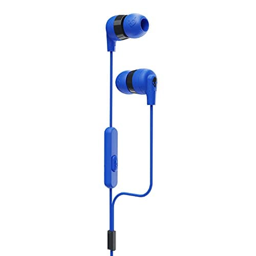 Image of Skullcandy Ink'd+ In-Ear Wired Earbuds, Microphone, Works with Bluetooth Devices and Computers, Cobalt Blue