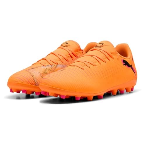 Image of Puma Unisex Future 8 Play Multi-Ground Football Boots, Heat Fire-Puma Black-Ravish, 11 UK