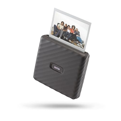 Image of INSTAX WIDE film format LINK photo printer, Bluetooth connection, photo editing App with 30+ templates, suitable for iOS/Android smartphones, Mocha Gray