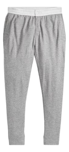Image of POLO RALPH LAUREN Men's French Terry Jogger Pants, Dark Vintage Heather, X-Large