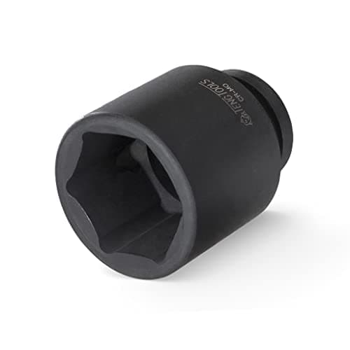 Image of Teng Tools 24MM 1/2 Inch Drive DIN 6 Point Metric Short Reach Stubby Chrome Molybdenum Impact Socket | Low Profile | Mechanic Tool | Hand Tool - 920724-C