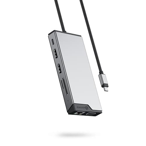 Image of Alogic DV3 12-in-1 USB-C Dual Display Mini Dock