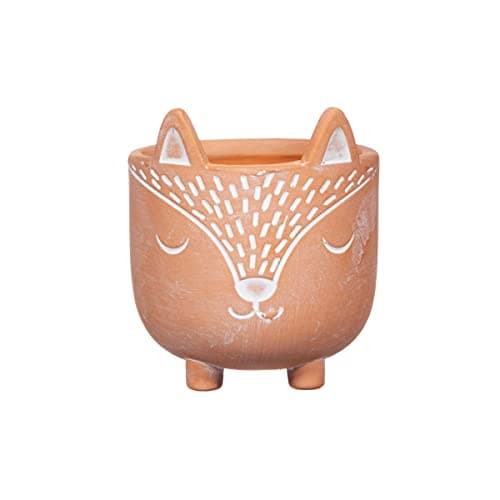 Image of Sass & Belle Mini Woodland Fox Terracotta Planter
