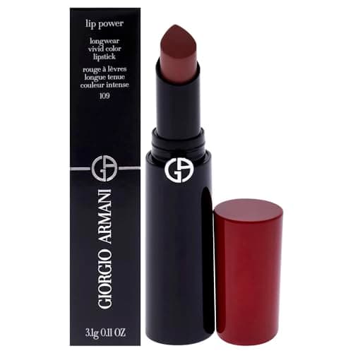 Image of Giorgio Armani Lip Power Longwear Vivid Color Lipstick - 109 Intimate For Women 0.11 oz Lipstick