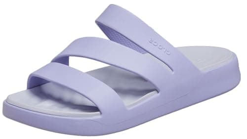 Image of Crocs Women Sandal, Getaway Strappy, Mystic Purple, 7 UK Women