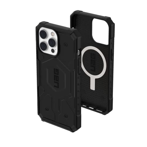 Image of URBAN ARMOR GEAR UAG Designed for iPhone 14 Pro Max Case Black 6.7" Pathfinder Build-in Magnet Compatible with MagSafe Charging Slim Lightweight Shockproof Dropproof Rugged Protective Cover