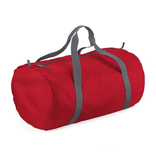 Image of BagBase BG150 Packaway Barrel Bag - Classic Red