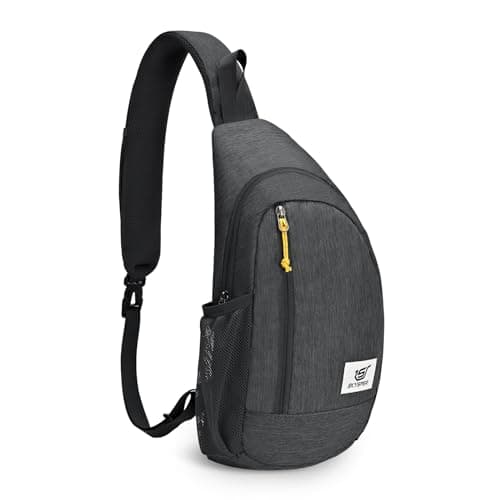 Image of SKYSPER Sling Bag RFID Crossbody Sling Backpack Cross Body Shoulder Travel Bag Hiking Daypack for Women Men(Black)