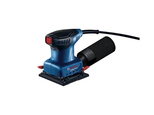 Image of Bosch Professional GSS 140 Orbital Sander (220 W Motor, 3.4 m/s2 Vibration, with Dust Bag, Punching Plate, Sanding Sheet C411)