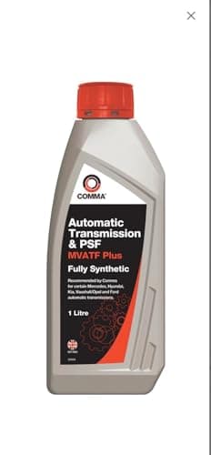 Image of Comma Fully Synthetic Automatic Transmission & Power Steering Fluid Oil MVATF 1L 1 LITRE